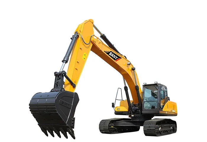 Excavadora 14T Oruga Sany, modelo SY135C (Motor Sany SY135C de 104 HP y 13.500 Kg de peso operacional)