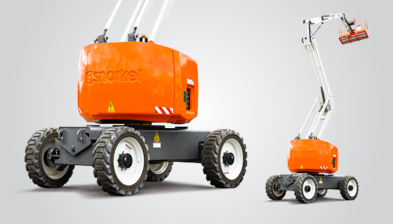 Plataforma Articulada Snorkel, modelo A62 JRT (20 Metros, 227 Kg, Diesel)