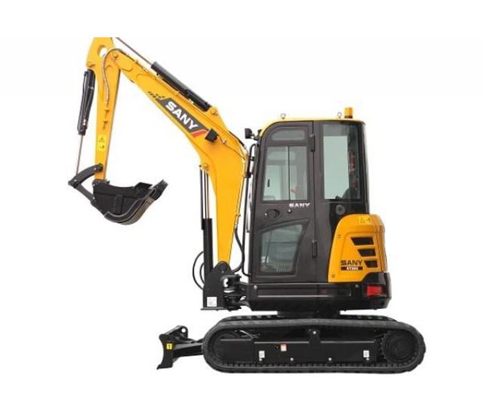 Miniexcavadora SY35U Sany, Motor Yanmar de 24 Hp.
