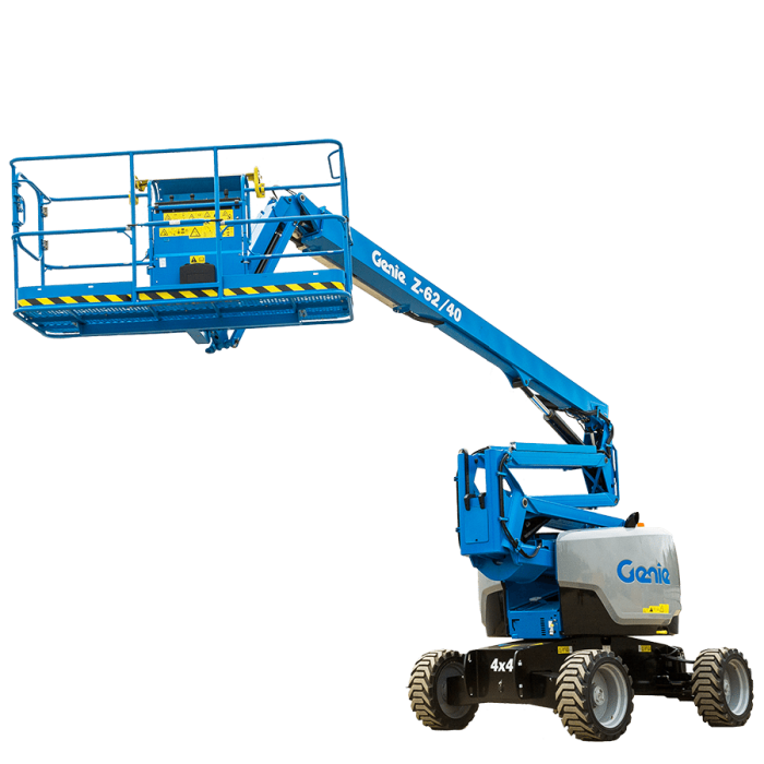 Plataforma Articulada Genie, modelo Z62, 20,8 Metros, 227 Kg, Diesel